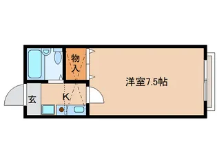 奈良県橿原市曽我町【アパート】の間取り