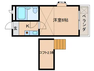 1Kの間取り画像