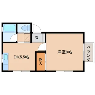 静岡県静岡市葵区古庄5丁目【マンション】の間取り