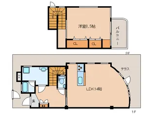 奈良県奈良市高天市町【マンション】の間取り