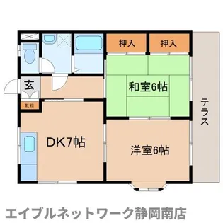 メゾンジュイール【1階】の間取り