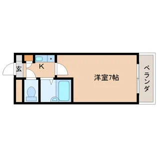 奈良県生駒市辻町【マンション】の間取り