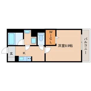 奈良県橿原市四条町【アパート】の間取り