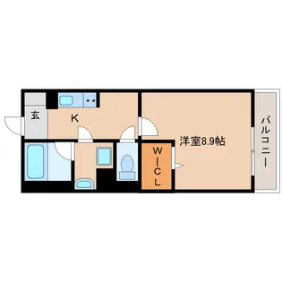 奈良県橿原市四条町【アパート】の間取り