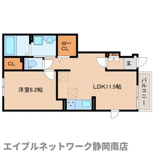トワコート小土【1階】の間取り