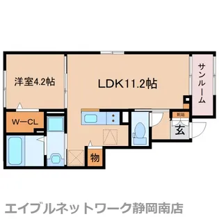 コンフォート【1階】の間取り
