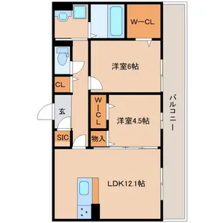 奈良県奈良市恋の窪1丁目【アパート】の間取り