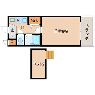 奈良県生駒市辻町【マンション】の間取り