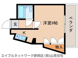 静岡県静岡市葵区鷹匠2丁目【マンション】の間取り