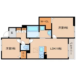 奈良県奈良市東九条町【アパート】の間取り