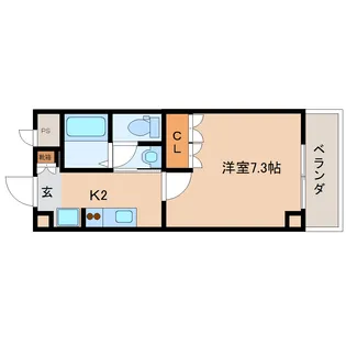 奈良県奈良市大宮町3丁目【マンション】の間取り