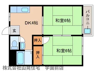 奈良県奈良市富雄元町4丁目【アパート】の間取り