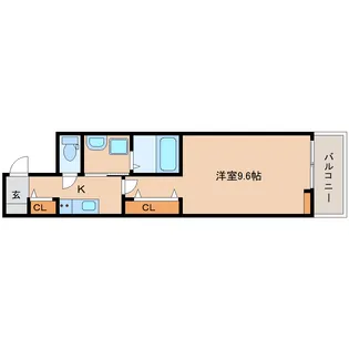 奈良県磯城郡田原本町【アパート】の間取り