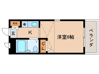奈良県大和郡山市南郡山町【マンション】の間取り