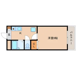 奈良県奈良市南新町【マンション】の間取り