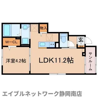 エテルノ・リンド【1階】の間取り