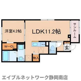 エテルノ・リンド【1階】の間取り