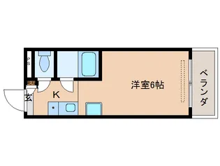 ジュネス新大宮【4階】の間取り