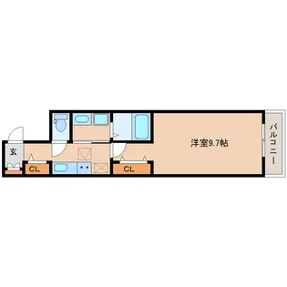 奈良県奈良市学園大和町3丁目【アパート】の間取り