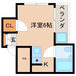 静岡県静岡市清水区谷田【マンション】の間取り
