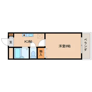 奈良県奈良市南新町【マンション】の間取り