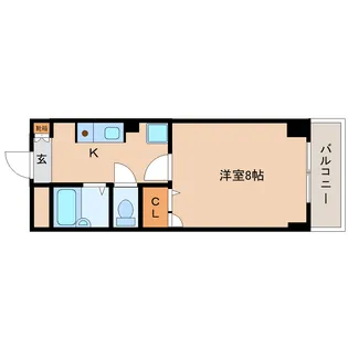 奈良県奈良市南新町【マンション】の間取り