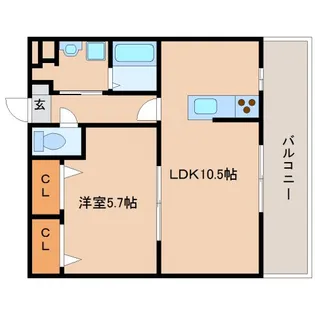 結充イムーブル 【2階】の間取り