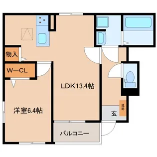 静岡県静岡市清水区西久保【アパート】の間取り