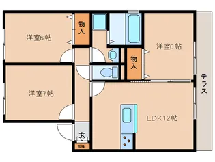 フェアリーC【1階】の間取り