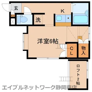 Bahn明日香【102号室】の間取り