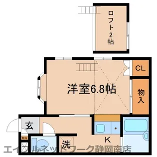Bahn明日香【201号室】の間取り