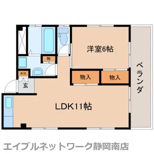 村上ハイツ【2階】の間取り