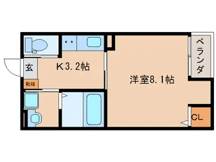 ラモーナ城山台【1階】の間取り