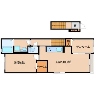 ル・ブコン【2階】の間取り