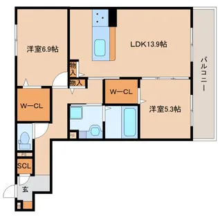 奈良県奈良市内侍原町【アパート】の間取り