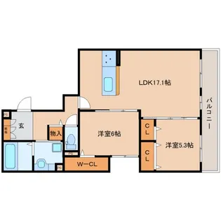 奈良県奈良市内侍原町【アパート】の間取り