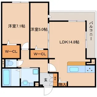 奈良県奈良市内侍原町【アパート】の間取り