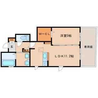 奈良県奈良市西九条町2丁目【アパート】の間取り