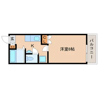 B・Bハイツ【2階】の間取り