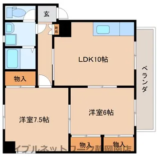 コーポ藤【201号室】の間取り