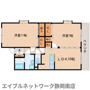 マ・メゾンY・O【1階】の間取り