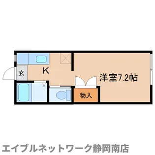 第5ハイツ山村【205号室】の間取り