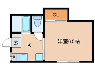 ハイツあかつき【1階】の間取り