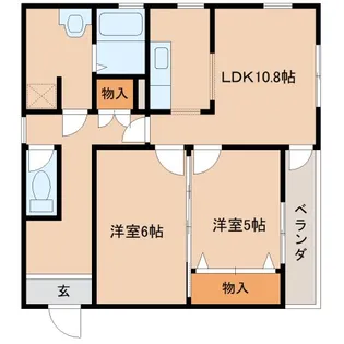 奈良県生駒市元町1丁目【マンション】の間取り