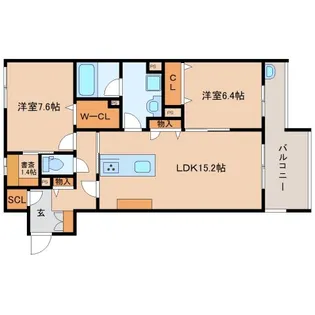 奈良県奈良市大宮町4丁目【マンション】の間取り