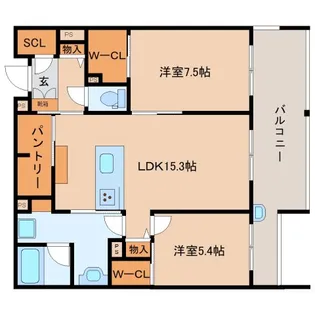 奈良県奈良市大宮町4丁目【マンション】の間取り