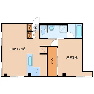 静岡県静岡市清水区宮代町【マンション】の間取り