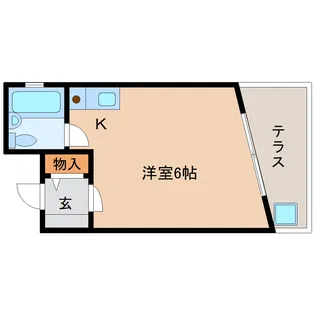奈良県奈良市帝塚山2丁目【マンション】の間取り