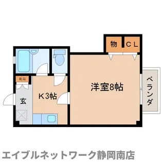 カーサひじり5【108号室】の間取り