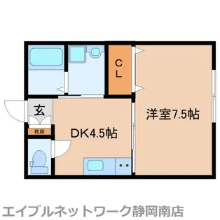 エスターテ(estate)【101号室】の間取り